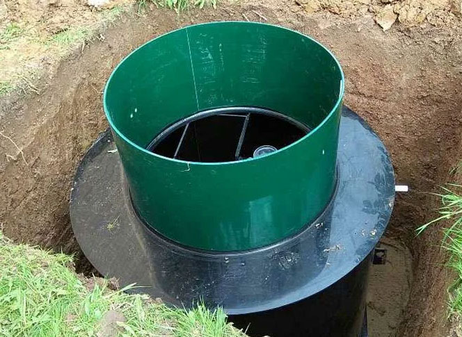 Наращивание горловины септика Наращивание горловины септика в Малом Верево