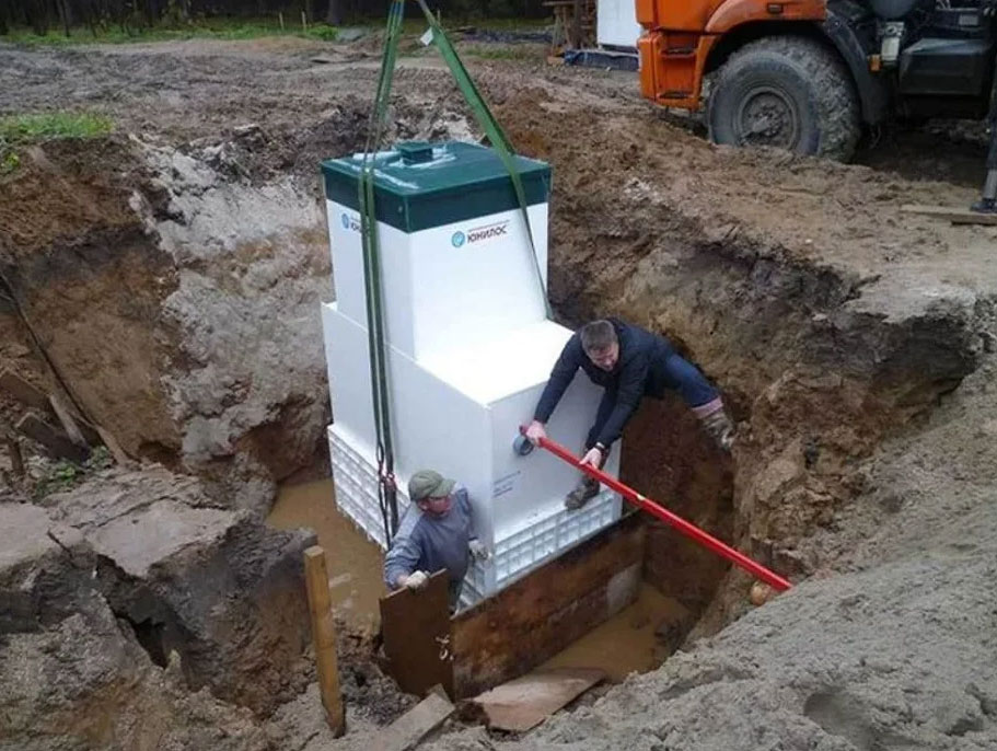 Шеф-монтаж септика в Малом Верево