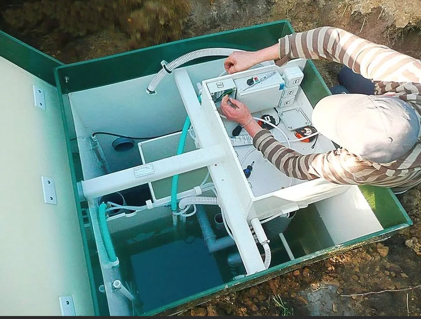 Пайка корпуса септикай в Малом Верево